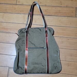 Rare High Way Brand water repellant lined quality/stylish nylon tote